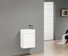 Тумба с раковиной BELBAGNO PIETRA MINI-40 Bianco Lucido