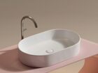 Умывальник чаша накладная CeramicaNova(КерамикаНова) овальная Элемент (Element) 600x385x122мм CN6048