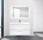 Тумба с раковиной BELBAGNO AURORA-100 Bianco Lucido