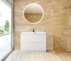 Тумба напольная с раковиной BELBAGNO MARINO-80 Bianco Lucido