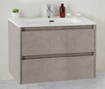 Тумба с раковиной BELBAGNO KRAFT 39-80 Pietra Grigio