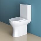 УНИТАЗ-КОМПАКТ БЕЗОБОДКОВЫЙ BELBAGNO LOUNGE(BB045CPR+BB045/051T+BB045/051SC)