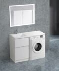 Тумба с раковиной BELBAGNO KRAFT-LVD 120 Bianco Opaco