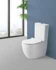 Унитаз-компакт безободковый BELBAGNO SFERA-TR BB2128CPR с бачком и сиденьем