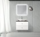 Тумба с раковиной и столешницой BELBAGNO DUBLIN 85 Bianco Lucido