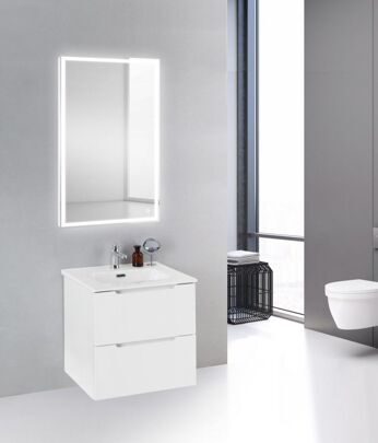 Тумба с раковиной BELBAGNO ETNA 39-50 Bianco Lucido